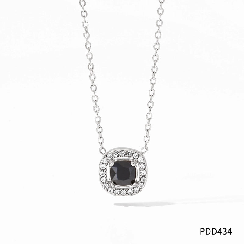 304 Stainless Steel Titanium Steel 16K Gold Plated White Gold Plated Gold Plated Classic Style Plating Inlay Square Zircon Bracelets Earrings Necklace