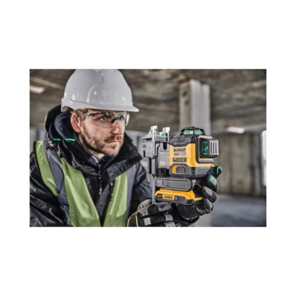 Nivel laser verde 20V 3 lineas cruzadas 360° (sin bateria) DeWALT DCLE34031B