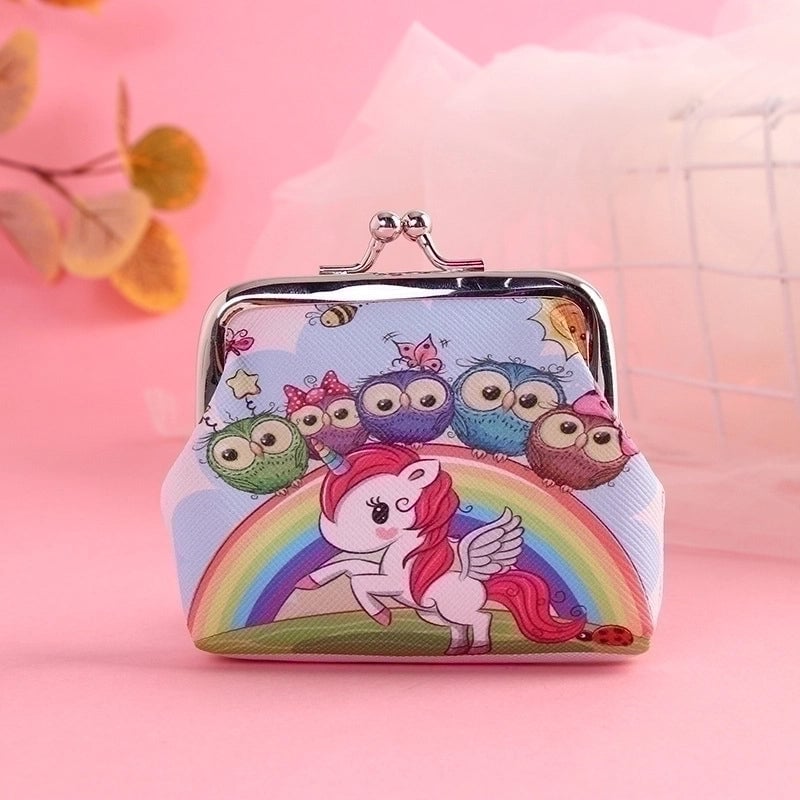 Women's Pvc Buckle Coin Purses
