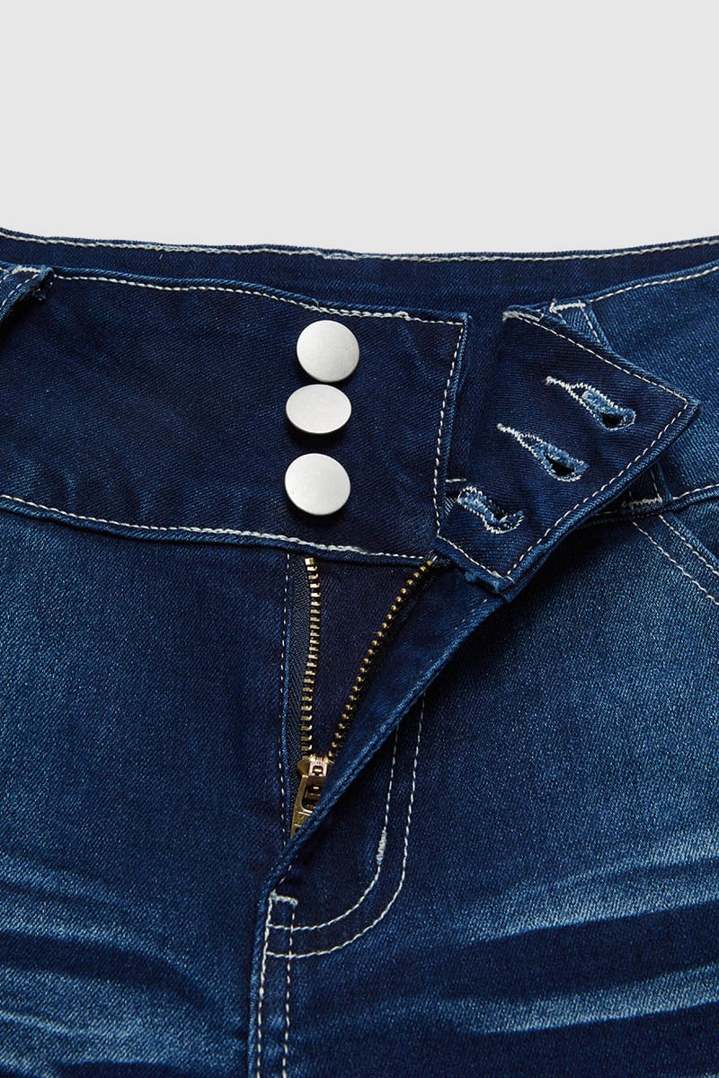 FINAL SALE⚡$24.99 for 6 packs⚡- High-waisted flared denim casual pants (Multiple Colors)