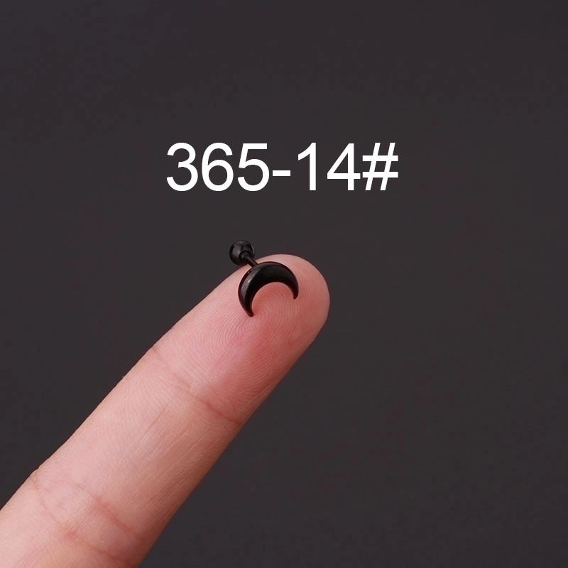 Ear Cartilage Rings & Studs Fashion Geometric 316L Stainless Steel  Plating