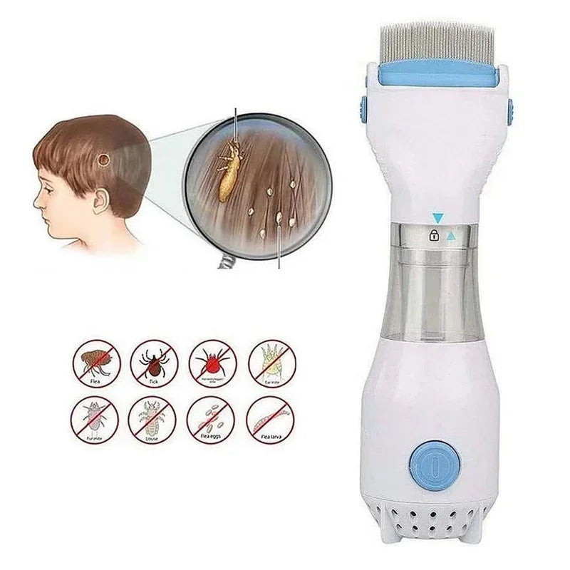 Electric Anti Lice Comb 3 in 1 Multifunctional Flea Removal Killer.