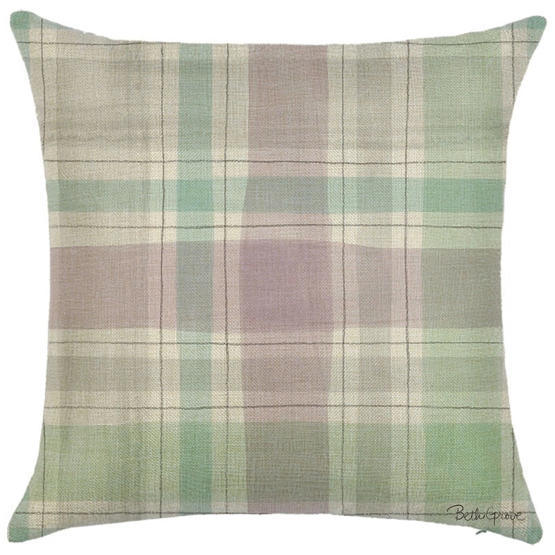 Minimalist Classic Style Commute Letter Ocean Linen Pillow Cases