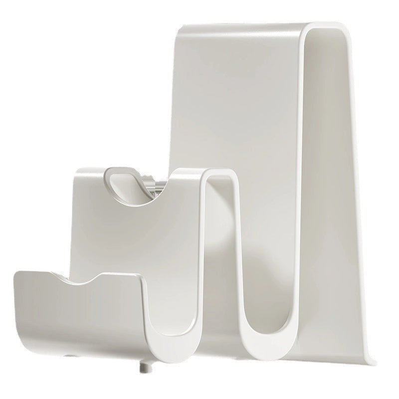 Pot Cover Rack Storage Rack Bracket Table Top Sitting Household Chopping Board Placing Rack Kitchen Punch-Free Storage Artifact