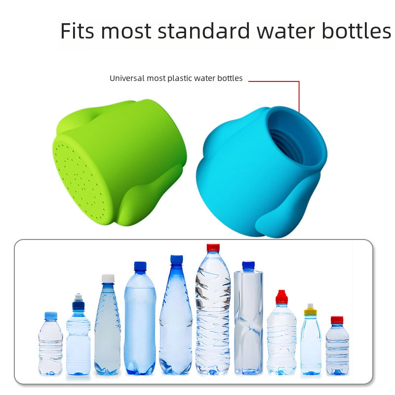 Spot New Outdoor Portable Water Bottle Universal Shower Head Pet Dog Portable Cleaner Silicone Shower