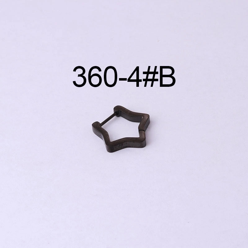 Ear Cartilage Rings & Studs Fashion Geometric 316L Stainless Steel  Plating