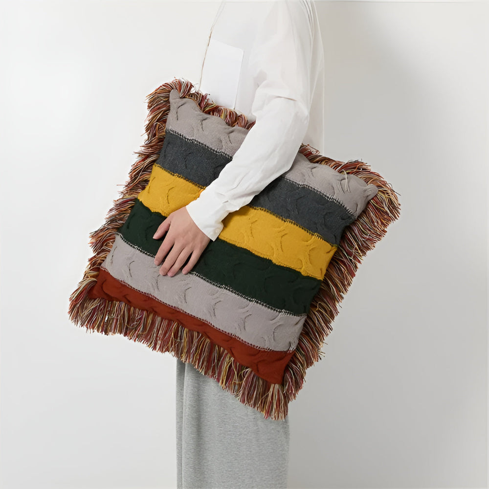 Colourful Radiance Knit Cushion