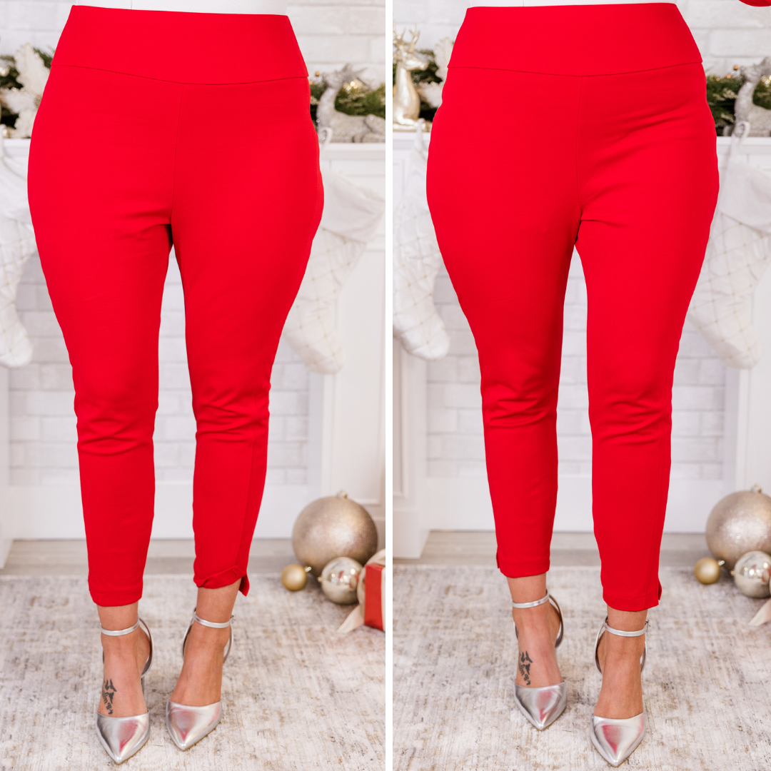 Strut Your Style Pants. Red