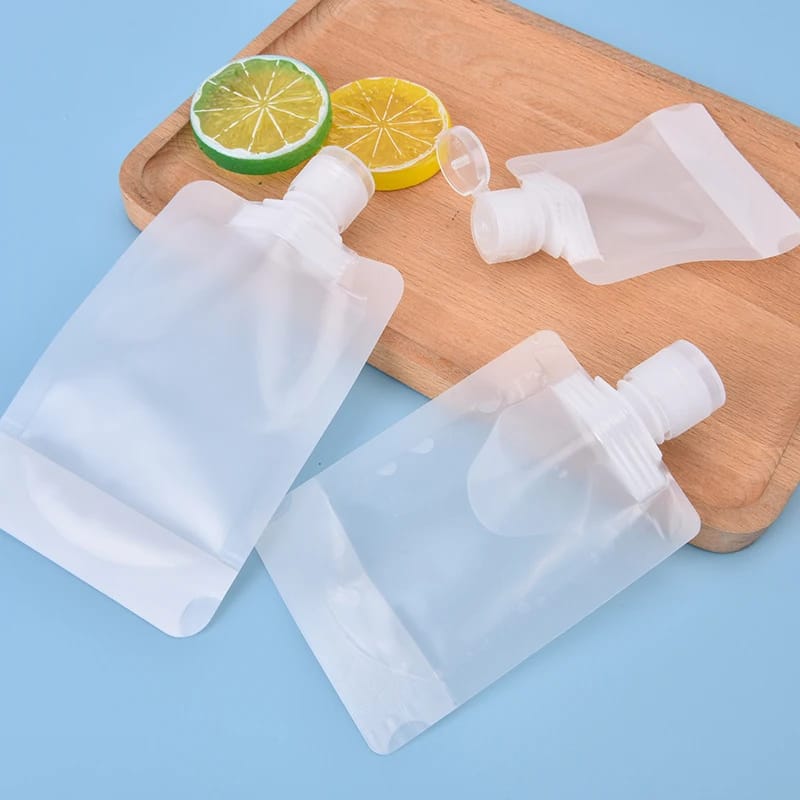 Portable Travel Refillable Multipurpose Liquid Fluid Pouch