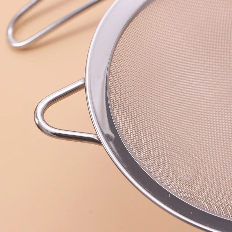 3-Piece Stainless Steel Fine Mesh Strainer Set.