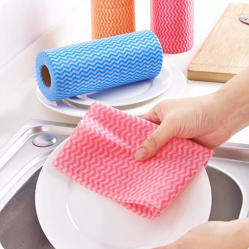 50 PIECES REUSABLE TISSUE ROLL