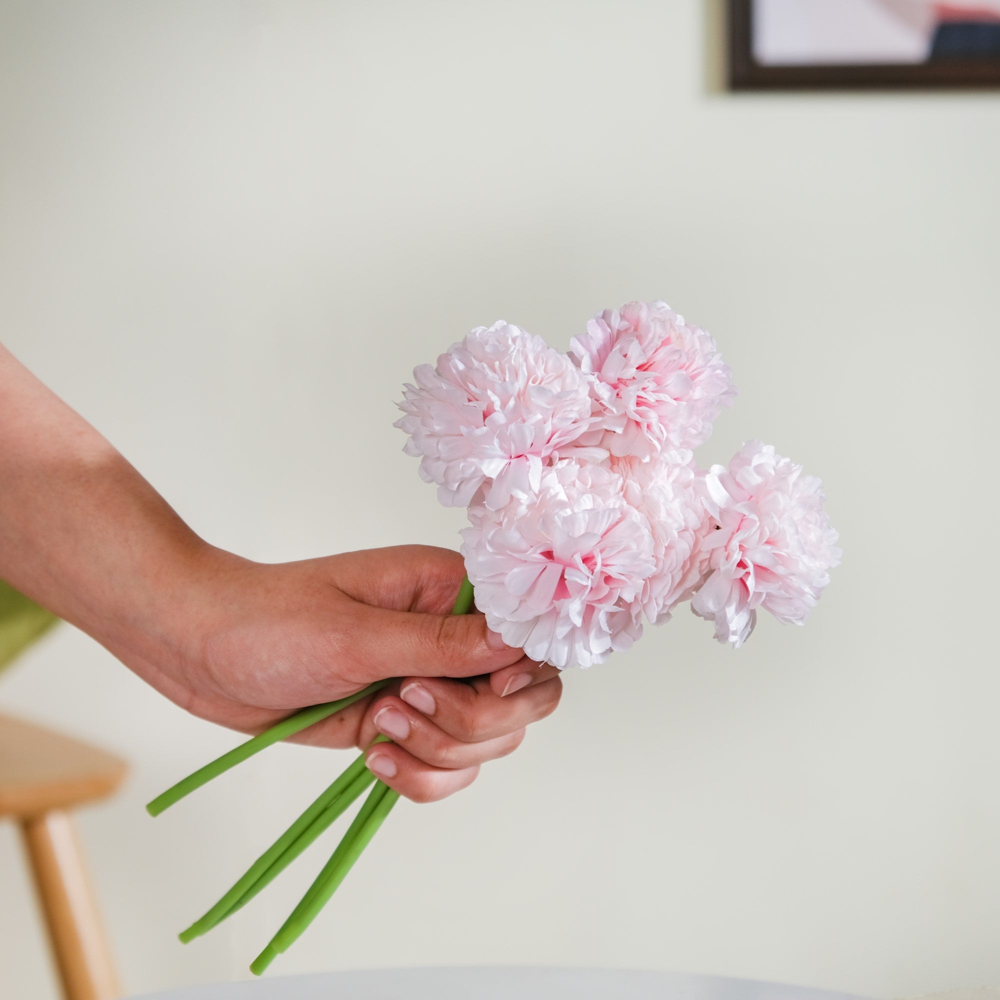 Chrysanthemum Light Pink Set Of 5
