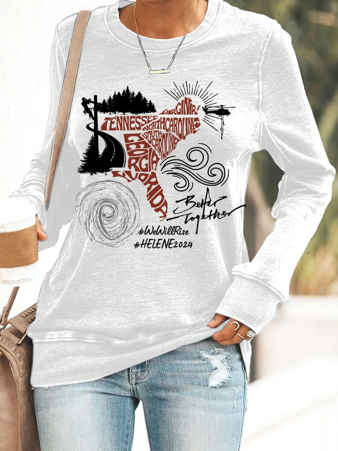 Women's Hearts For North Carolina Sweatshirt