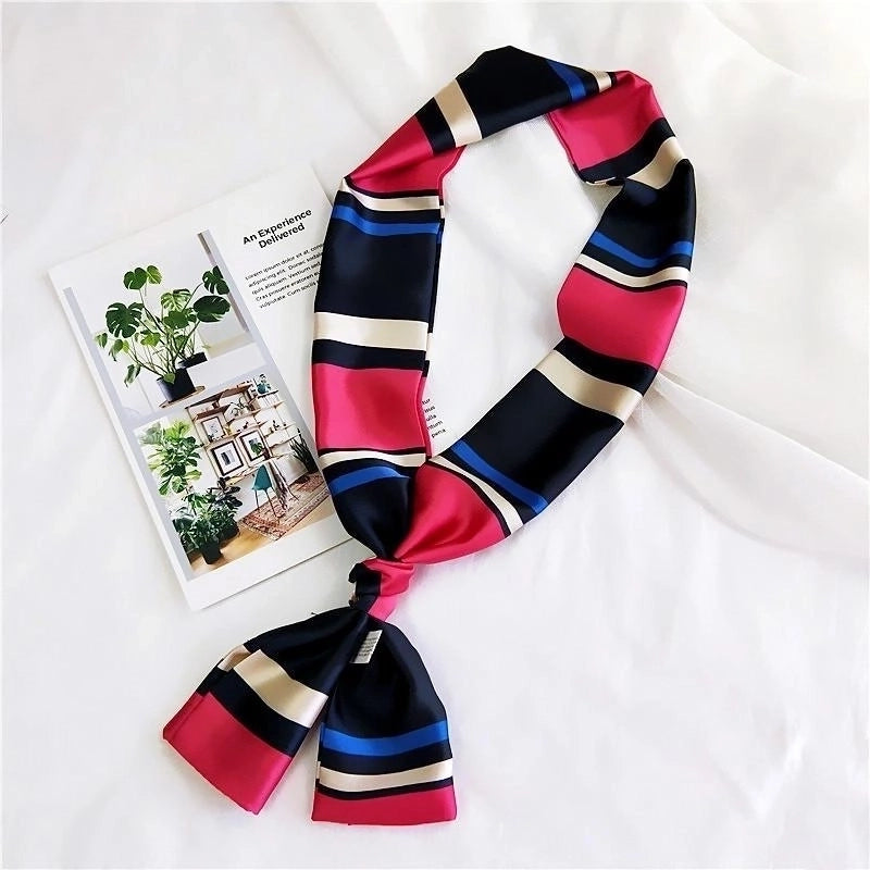 Fashion Double-sided Wild Small Scarf Professional Scarf