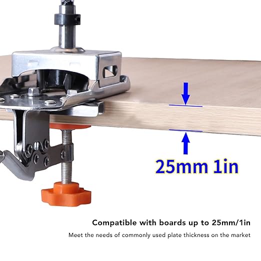 Adjustable Hinge Hole Jig