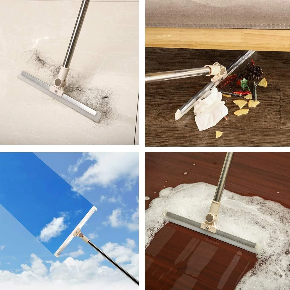 3-in-1 Multifunction - Floor Broom & Floor Wiper For Wet & Dry Cleaning