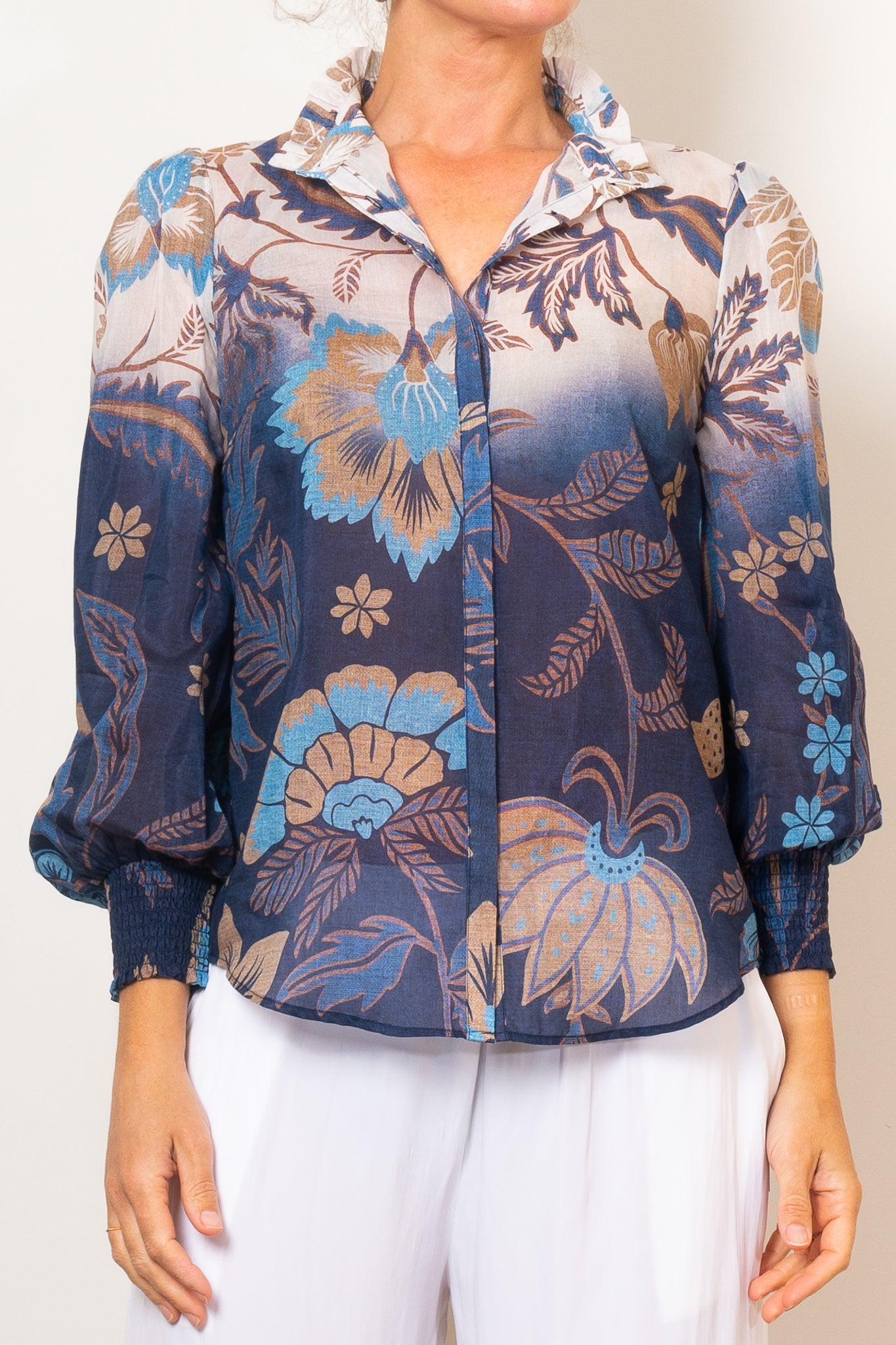 Once Was Dynasty Lotus Flower Shirt