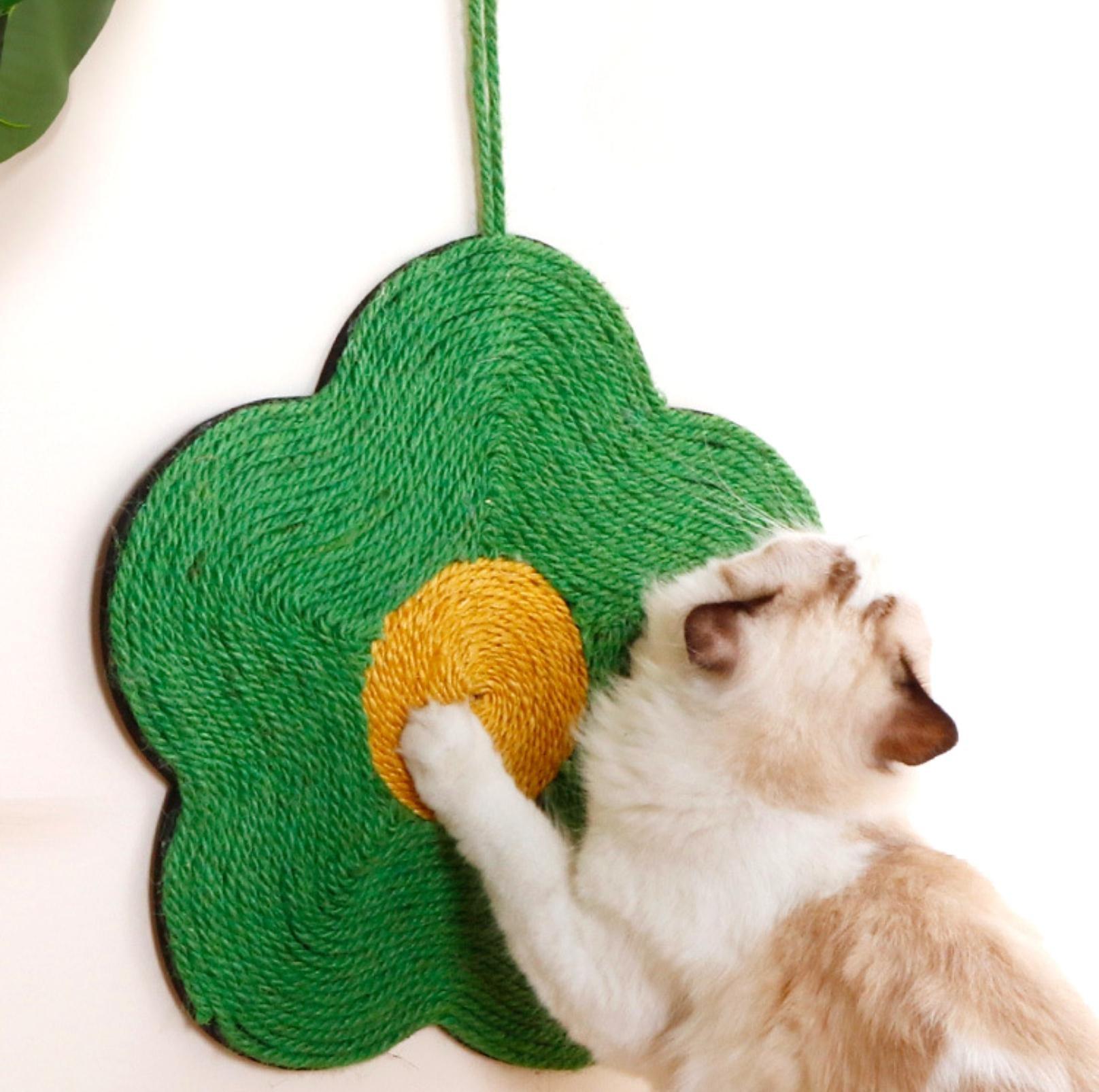 Hangable Sisal Cat Scratcher Cat Scratching Mat Toys