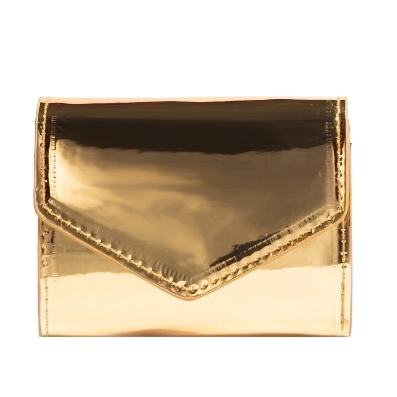 Unisex Solid Color Pu Leather Buckle Coin Purses