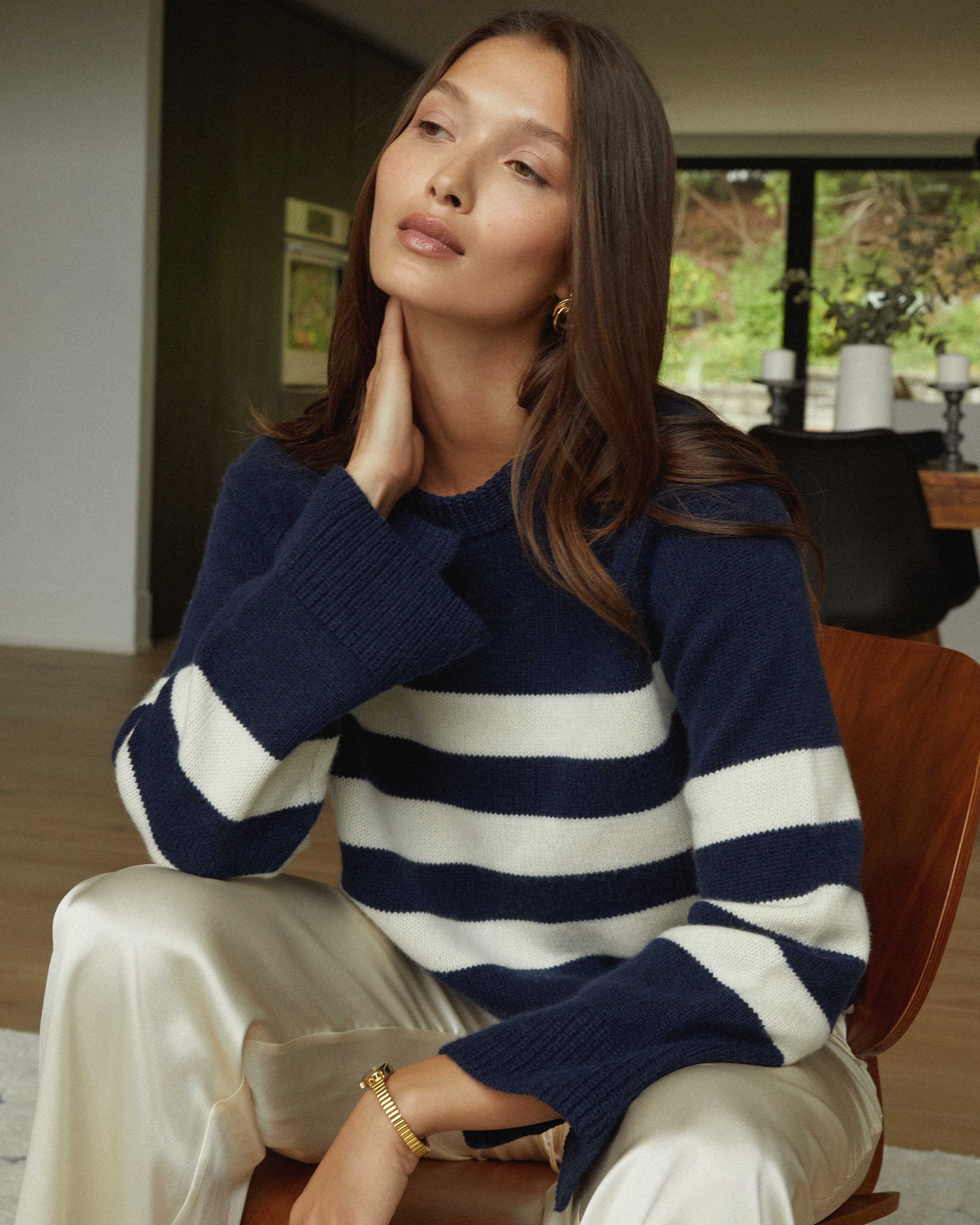 Adison Wool-Cashmere Sweater