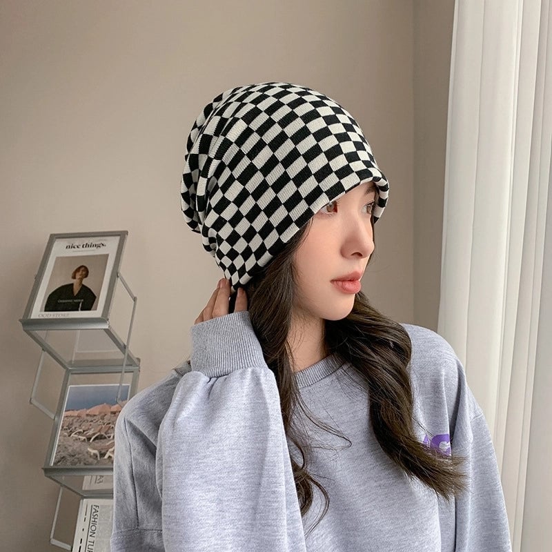 Autumn And Winter Cycling Knitted Mask Windproof Warm Multi-functional Scarf Neck Protection Collar Confinement Cap Thickened Small Scarf