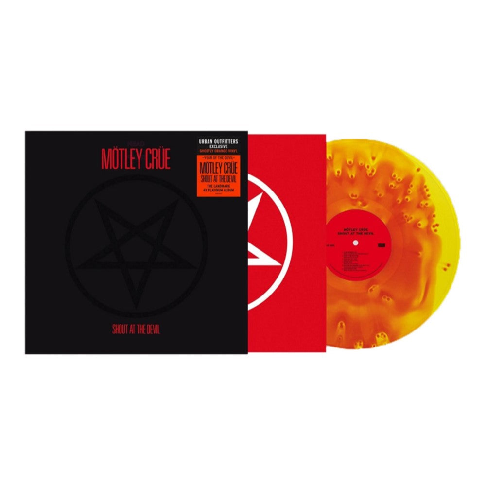 Motley Crue - Shout At The Devil Exclusive Ghostly Orange Color Vinyl LP Limited Edition #750 Copies