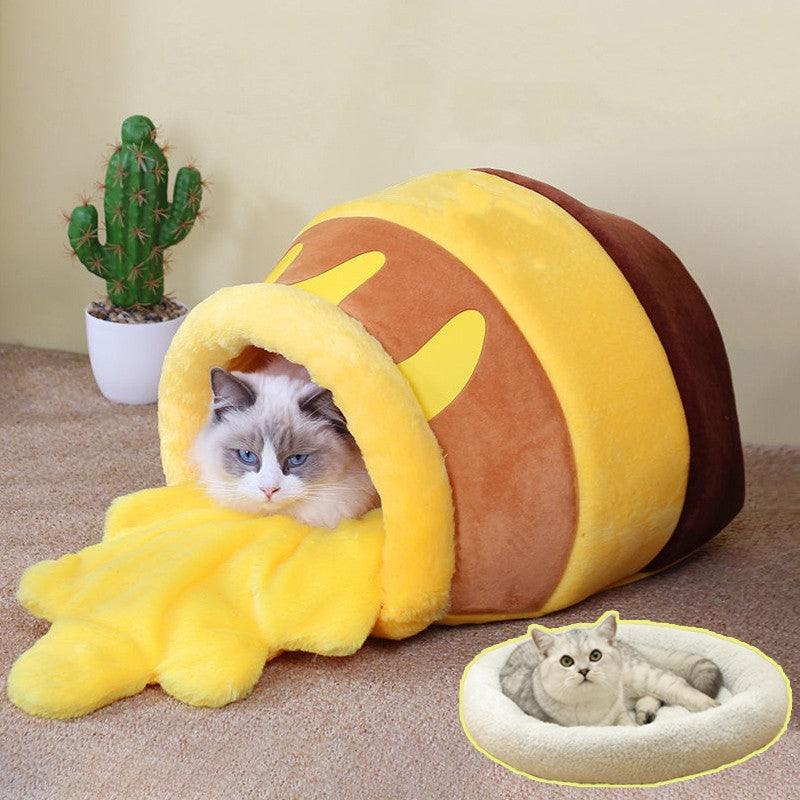 Comfy Honey Pot Pet Bed