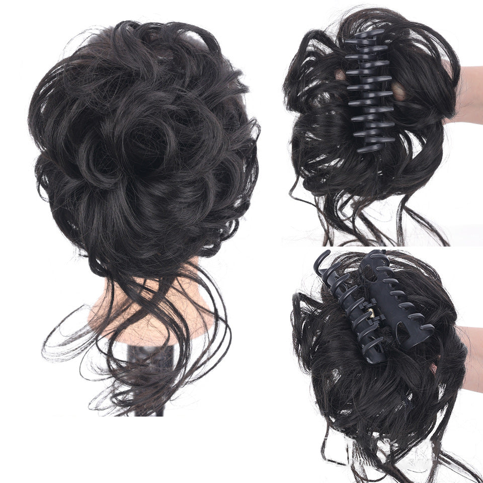 💥Hot Sale 💥- Haarstuk voor rommelige knot. golvende krullende chignon paardenstaart voor dagelijks gebruik