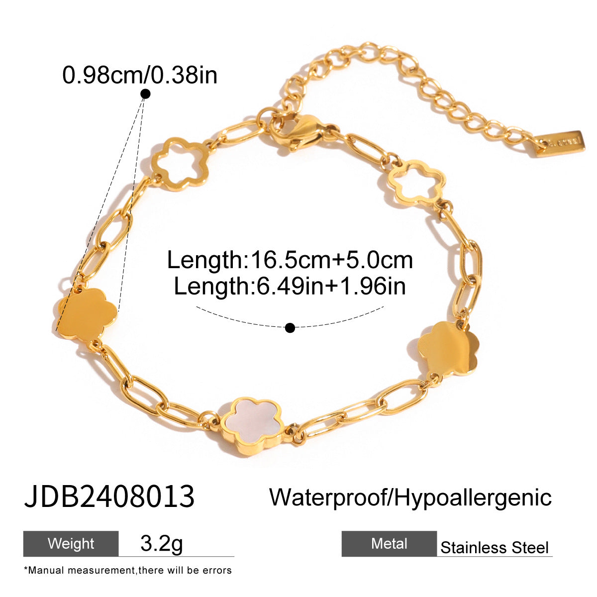 Titanium Steel Necklace Accessories Gold Clavicle Chain Stainless Steel