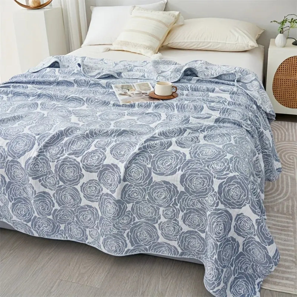 Rose Cotton Blanket