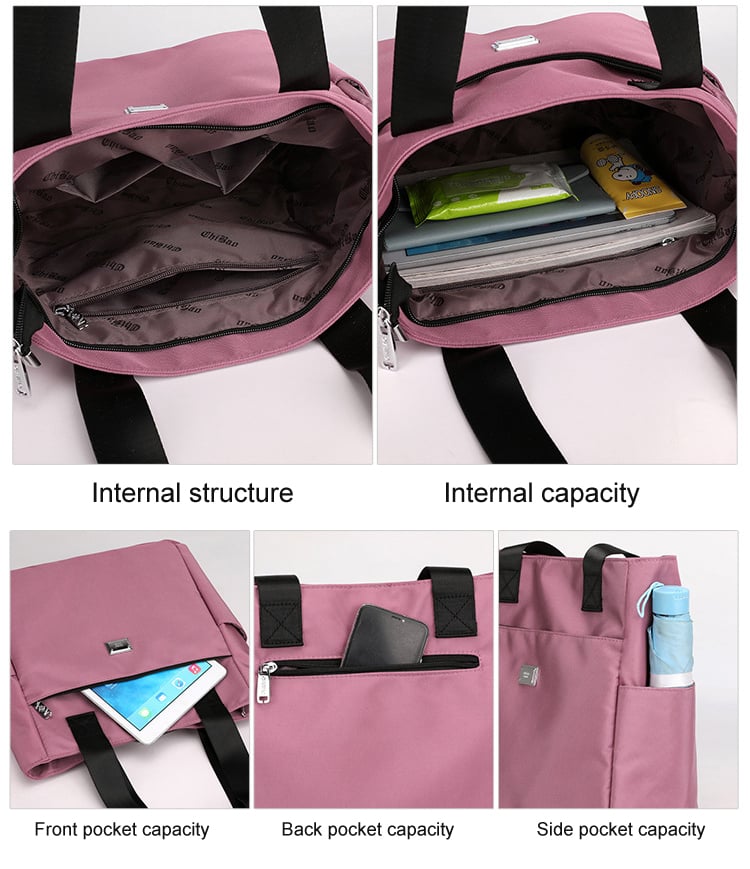 ⏰Hot Sale-2024 Large Capacity Waterproof Multi Pocket Nylon Shoulder Bag👜