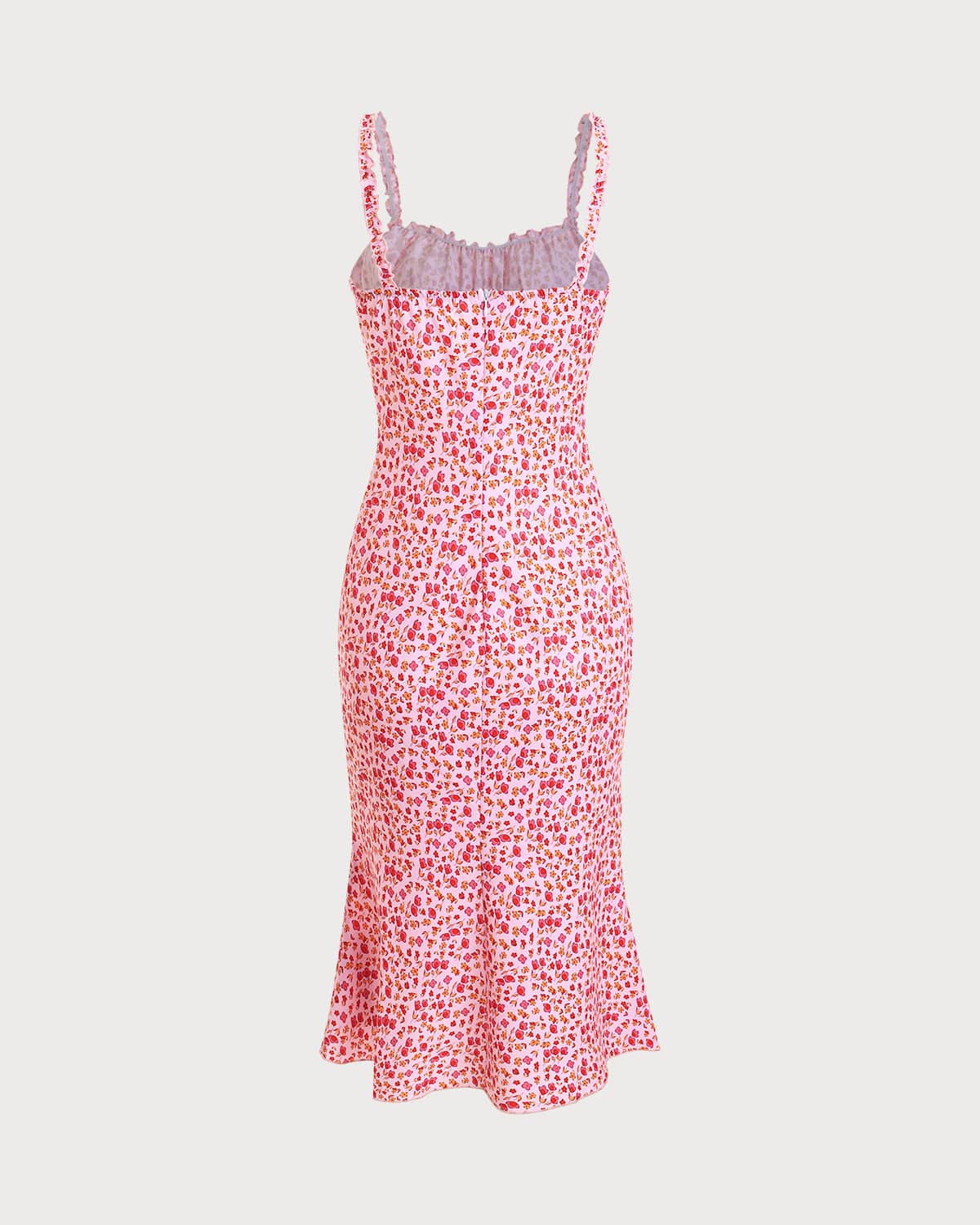 The Frill Trim Floral Cami Dress