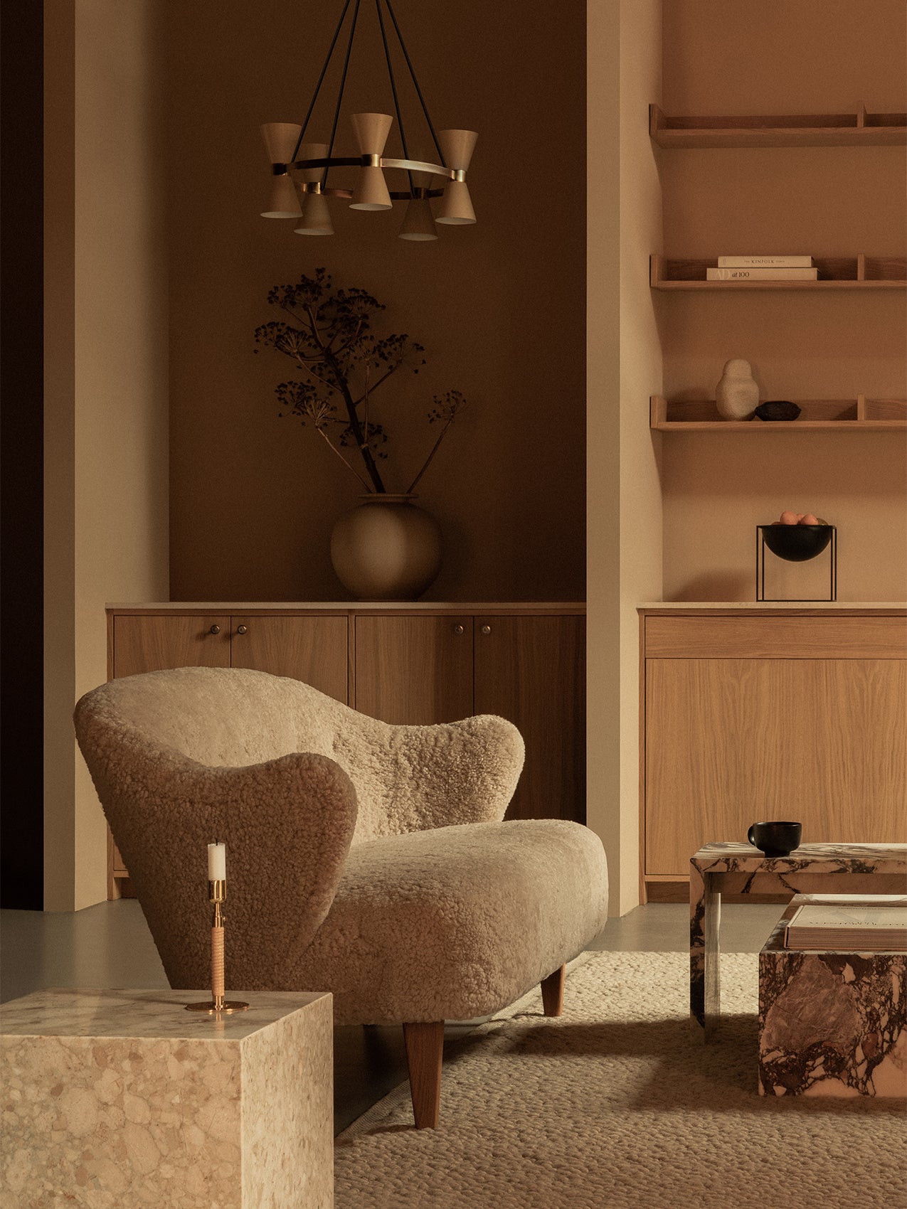 Ingeborg Sofa. Sheepskin