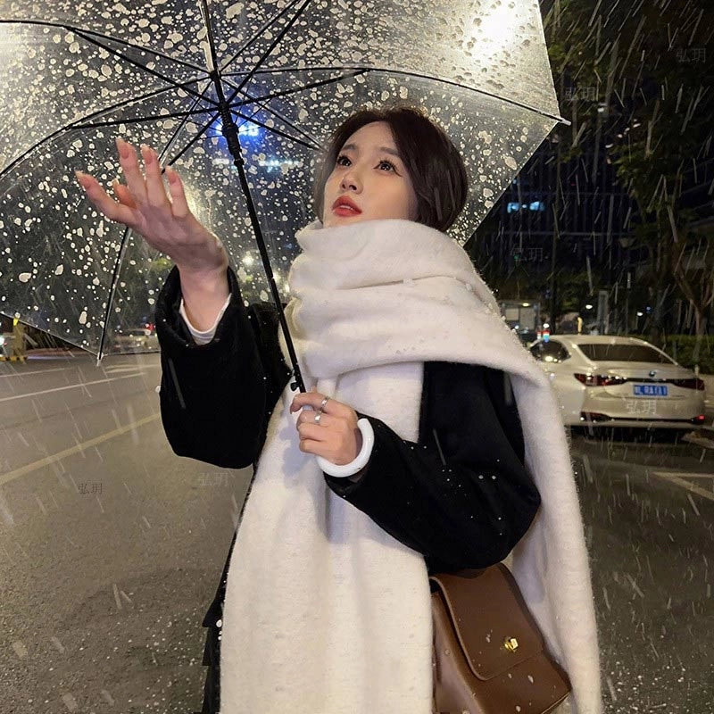 Unisex Cute Solid Color Solid Color Polyester Scarf