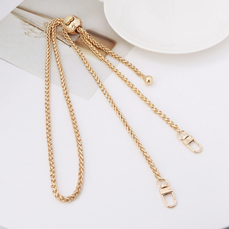 Alloy Solid Color Bag Chain Bag Straps