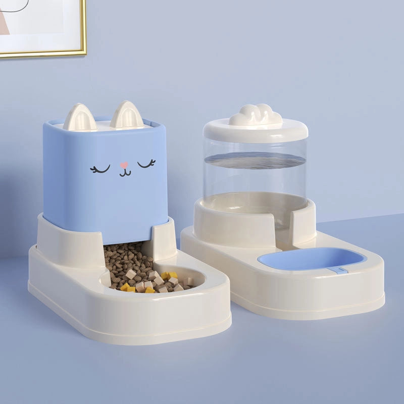 Pet Automatic Drinking Water Feeder Cute Cat Large Capacity Water Dispenser Cat Basin Cat Bowl Pet Bowl Pet Food Utensils