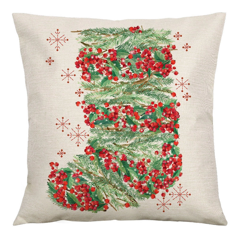 Cute Plant Linen Pillow Cases
