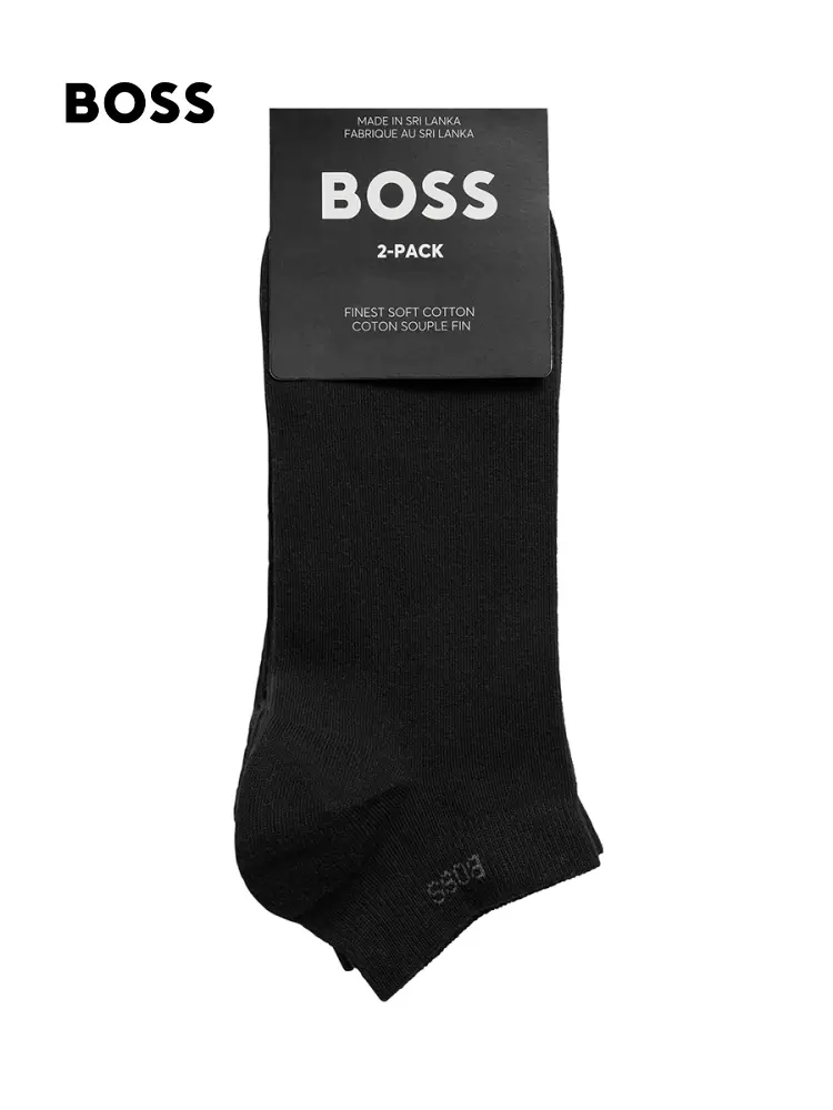 BOSS Men-s Autumn/Winter New Short Socks Two Pair Set