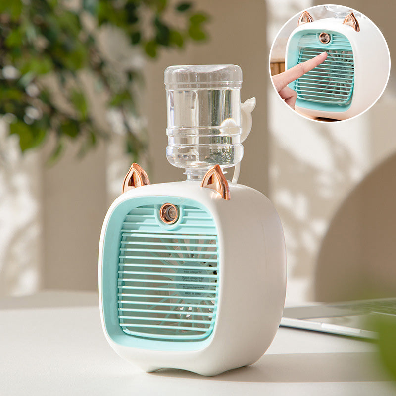 Portable air conditioning fan