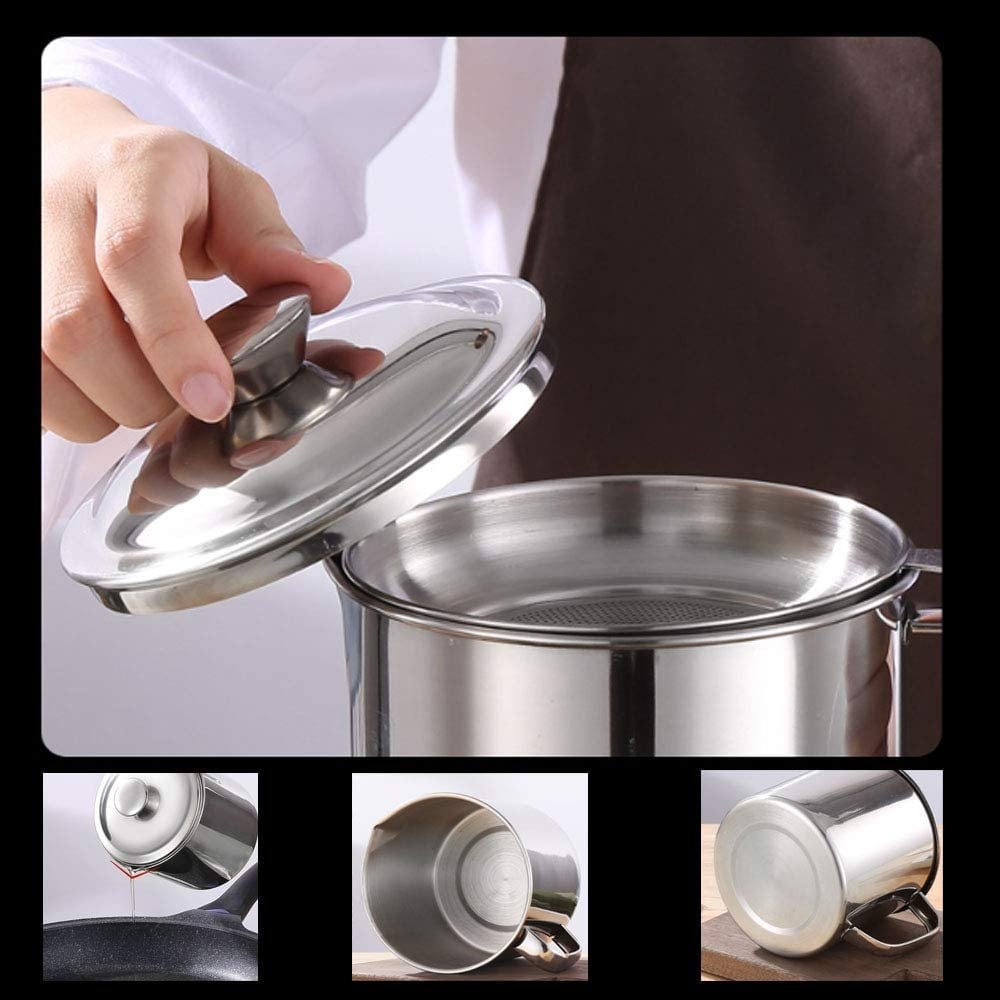 Summer Hot Sale - Stainless Steel Oil Filter Pot