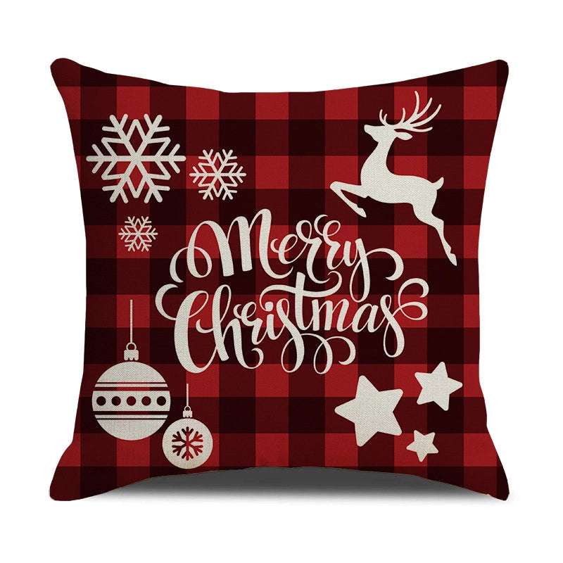 Fashion Letter Elk Polyester Pillow Cases