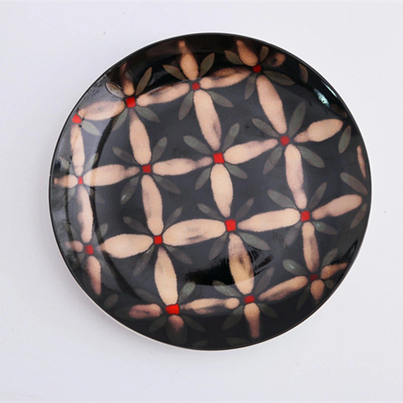 Classical Retro Color Block Porcelain 1 Piece