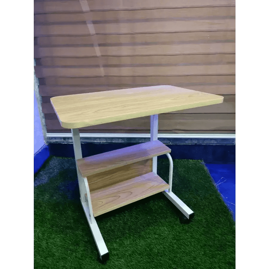 Double layer adjustable table