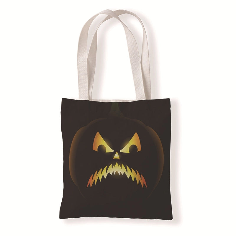 Unisex Minimalist Pumpkin Shopping Bags
