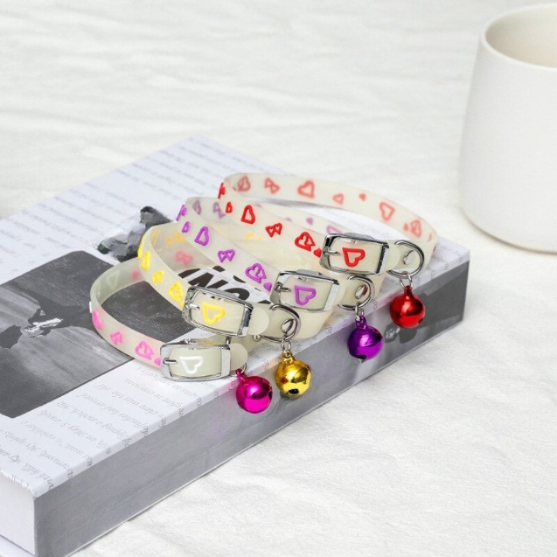 4 Piece Set Of Collars With Bells