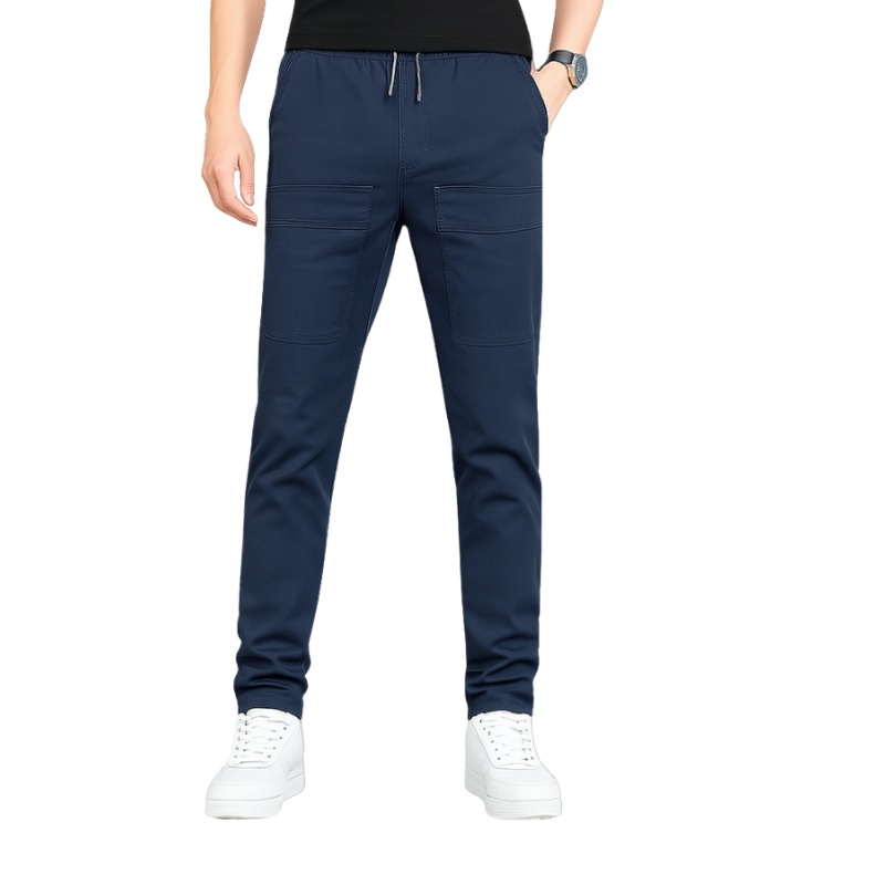 Stretch Cargo Pants With Six Pockets And Quick Dry Fabric