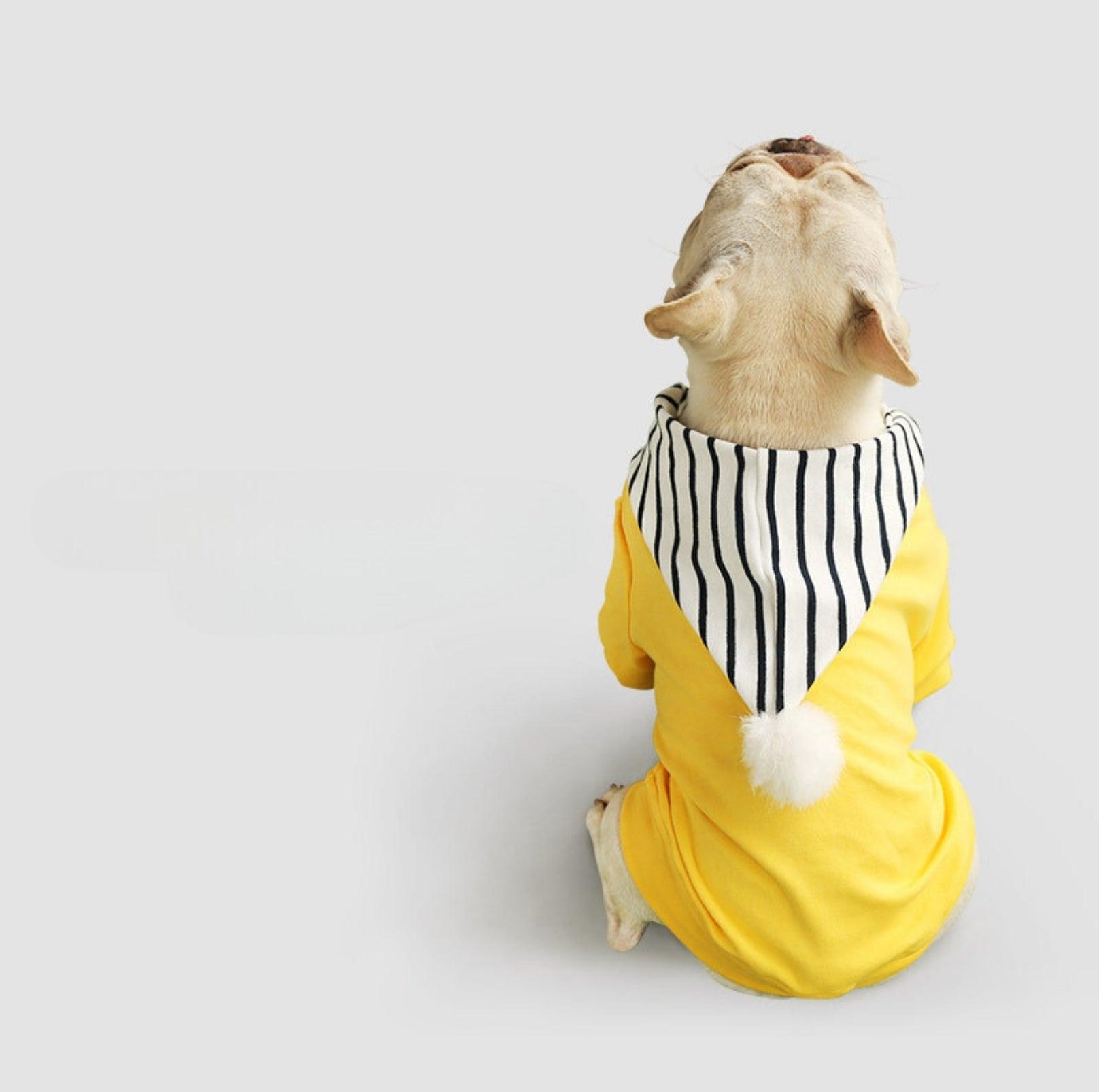 Chic Hooded Pet Jacket - Cozy Cotton Apparel