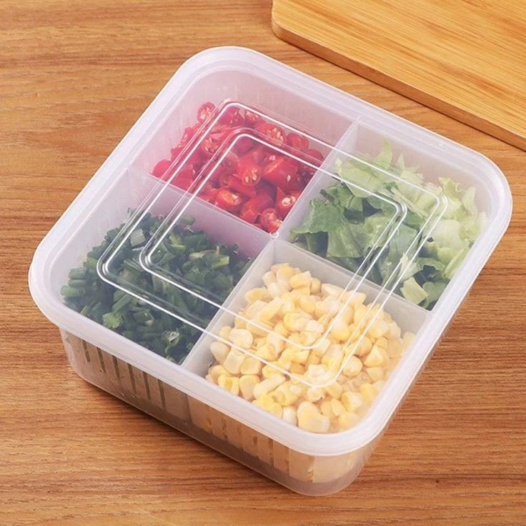 4X GRIDS REFRIGERATOR STORAGE BOX