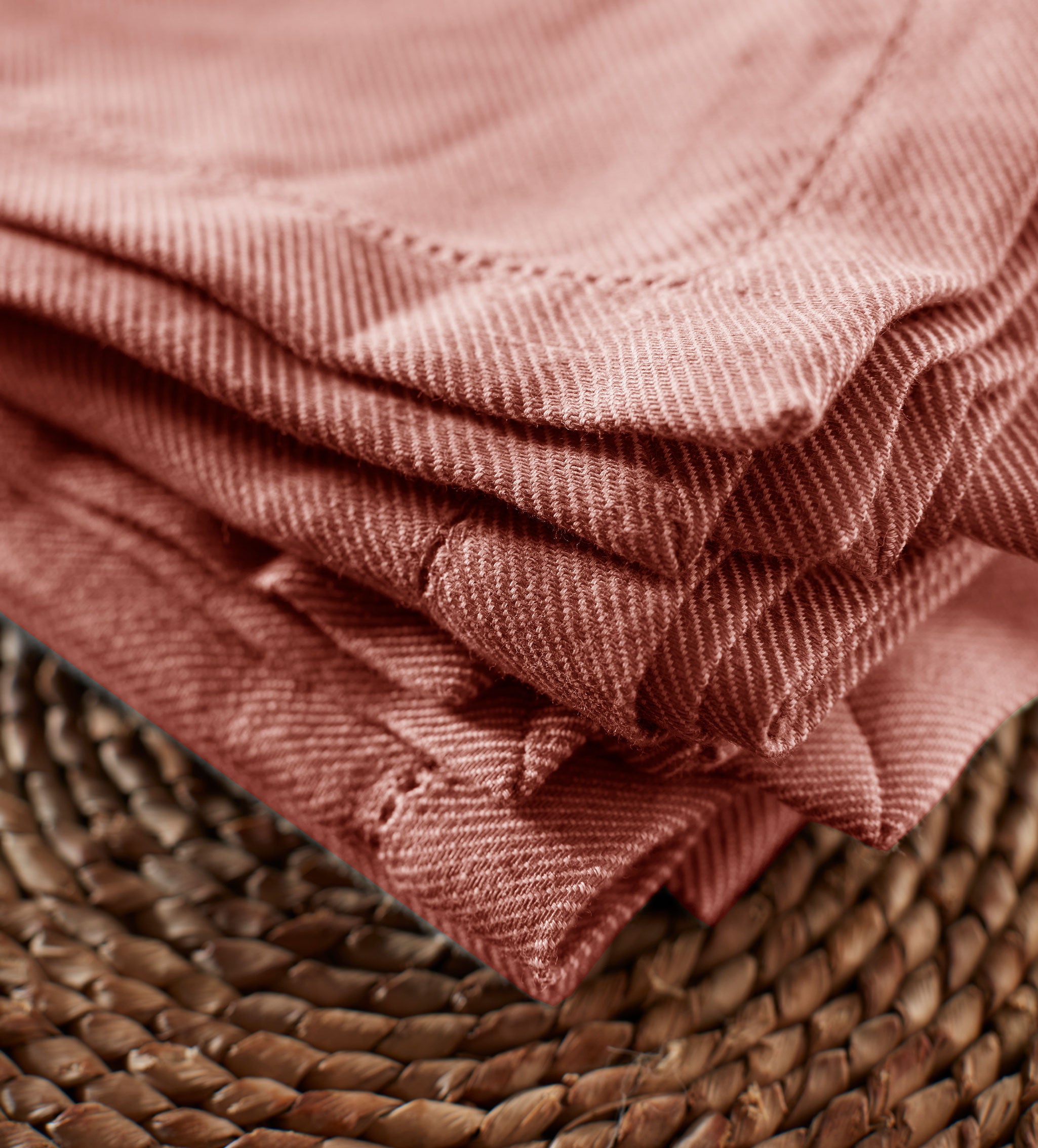Spice Twill Cotton Linen Napkins - Set of 4