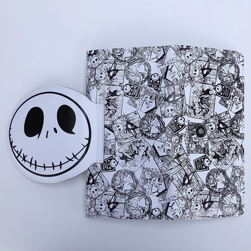 Unisex Skull PU Leather Magnetic Buckle Wallets